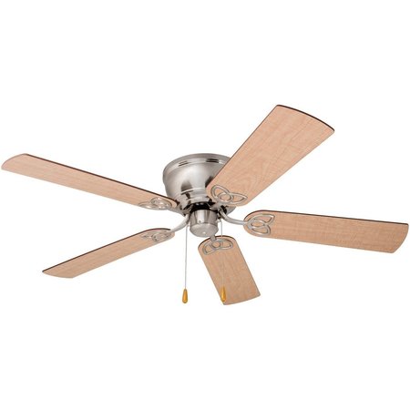 Prominence Home Benton, 52 in.  Ceiling Fan with Light, Brushed Nickel 50850-40